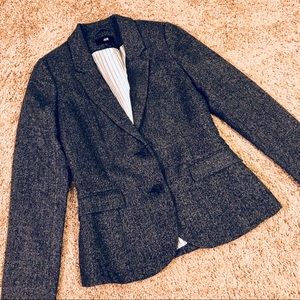 H&M Gray Tweed Blazer 8